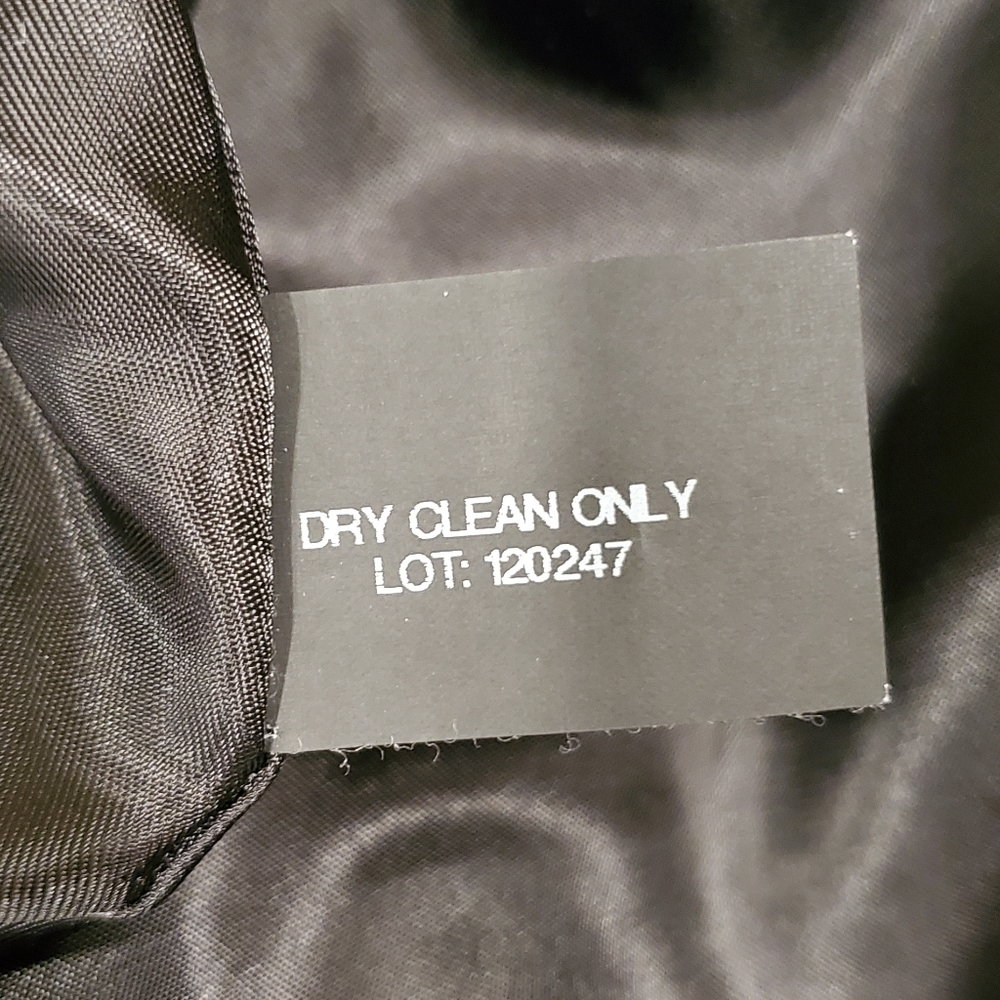 Anne Klein Black Wool Coat - Picture 10 of 12